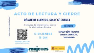 Acto de Lectura y Cierre de VIII Edición del Concurso de Microrrelatos contra la Violencia de Género