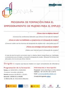 Inicio del Programa de Empoderamiento de Mujeres para el Empleo en Villarrobledo (Albacete)
