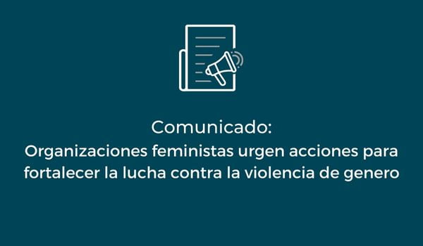 Organizaciones feministas urgen a tomar acciones para fortalecer la lucha contra la violencia de genero