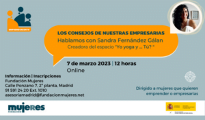 Los Consejos de nuestras empresarias: Hoy hablamos con Sandra Fernández Galán