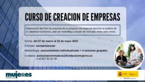 Curso de Creación de Empresas en Extremadura