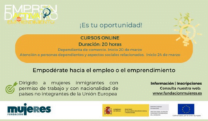 cursos dependienta comercio y atención personas dependientes