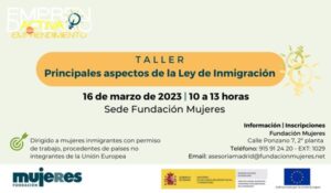 Taller: Principales aspectos de la Ley de Inmigración