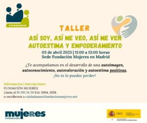 Taller: Así soy, así me veo: Autoestima y empoderamiento