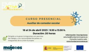 Curso Auxiliar de comedor escolar