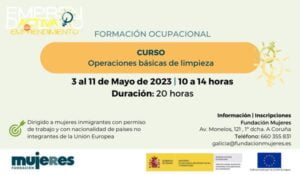 Formación ocupacional: Operaciones básicas de limpieza