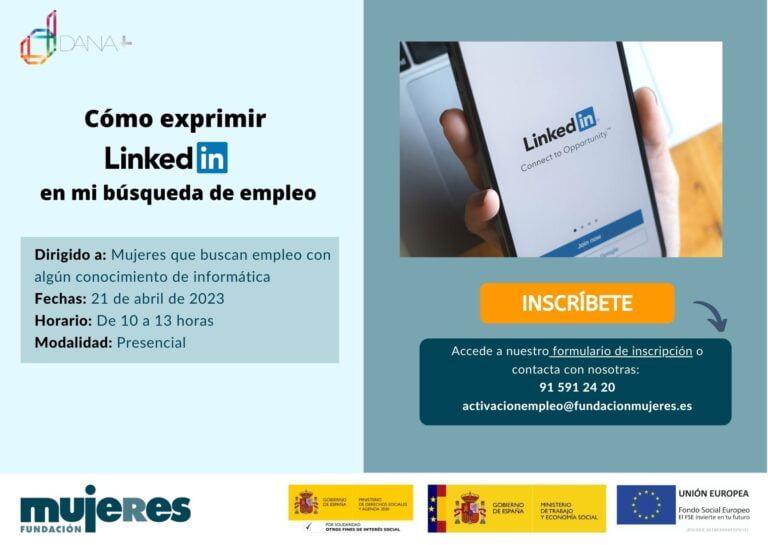 Taller "Cómo exprimir Linkedin para mi búsqueda de empleo"