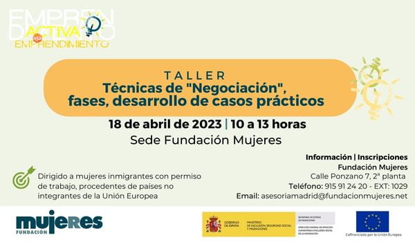 Taller: Técnicas de Negociación, fases, desarrollo de casos prácticos