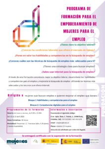 Programa de Empoderamiento  de Mujeres para el empleo Dana+ en Rute