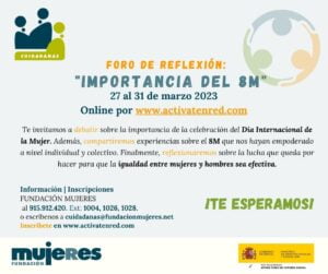Grupo Activatenred: Importancia del 8M