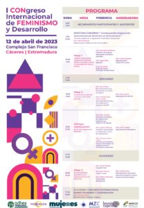 I Congreso Internacional Desarrollo y Feminismo abordará la situación de la cooperación feminista