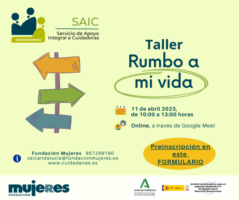 Taller online: Rumbo a mi vida