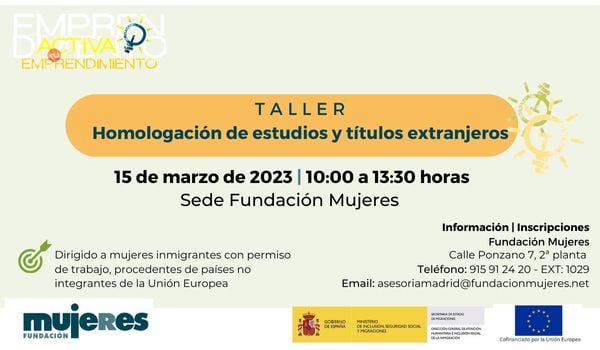 Taller: Homologación de estudios y títulos extranjeros
