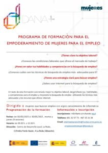 Programa de Empoderamiento de Mujeres para el empleo en La Roda