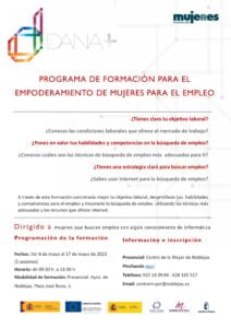 Inicio del Programa de Empoderamiento de Mujeres para el Empleo en Noblejas (Toledo)