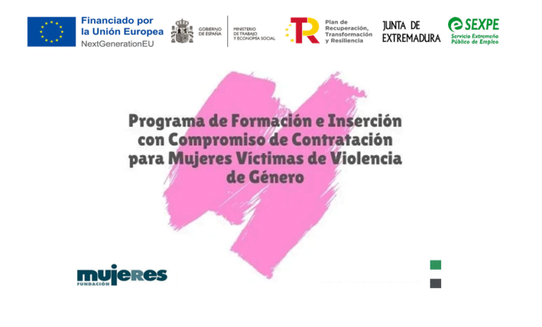 Comienza la segunda anualidad del Programa de Formación e Inserción con Compromiso de Contratación para Mujeres Víctimas de Violencia de Género