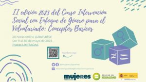 Curso "Intervención social con enfoque de género para el voluntariado: conceptos básicos"