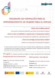 Inicio del Programa de Empoderamiento de Mujeres para el Empleo en Sonseca (Toledo)