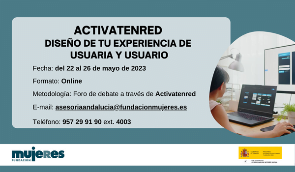 Grupo Activatenred: Diseño de la experiencia de tu usuaria y tu usuario