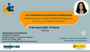 Los Consejos de nuestras empresarias: Hoy hablamos con Cristina Pedreira Regueiro