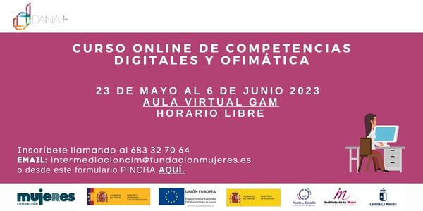 Curso online de competencias digitales y ofimática en Castilla La Mancha