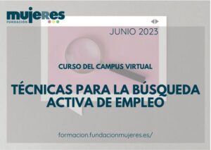 Curso online "Técnicas para la búsqueda activa de empleo" (junio 2023)