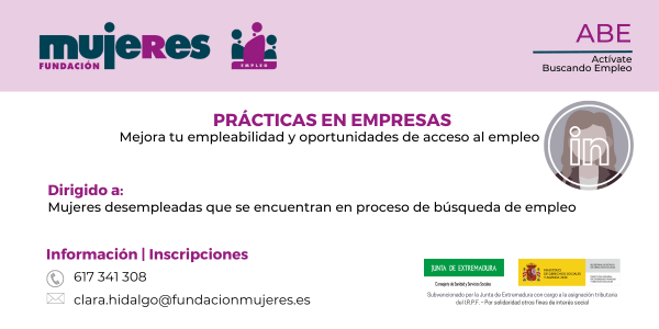 El proyecto Actívate Buscando Empleo incorpora prácticas en empresas en sus itinerarios