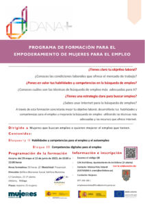 Programa de formación para el Empoderamiento de Mujeres para el Empleo en Archidona (Málaga)