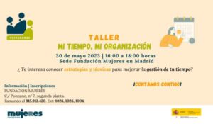 Taller: Mi tiempo: Mi organización