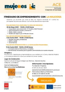 Itinerario de Emprendimiento en Mancomunidad La Maliciosa