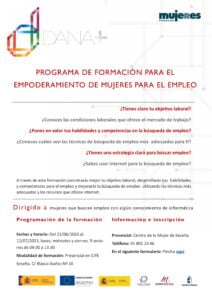 Inicio del Programa de Empoderamiento de Mujeres para el Empleo en Seseña (Toledo)