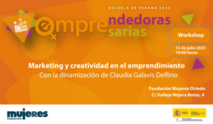 Workshop: Marketing y creatividad en el emprendimiento