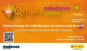 Tertulia: Cómo potenciar las actitudes para ser empresarias de éxito
