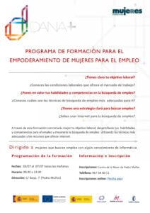 Inicio del Programa de Empoderamiento de Mujeres para el Empleo en Pedro Muñoz (Ciudad Real)
