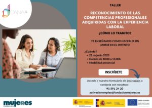 Taller: Reconocimiento de las competencias profesionales adquiridas con la experiencia laboral
